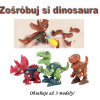 Skladacia vzdelávacia sada - DINOSAURUS 3ks v jenom balení typA