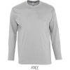 SOL´S MONARCH / Pánske tričko s dlhým rukávom - grey melange XXXL