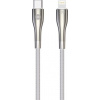 Forever GSM171008 datový USB-C/Lightning, 1m, bíý