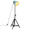 Podlahová lampa 25 W šmuhovaná modrá 35x35x65/95 cm E27-ForU-371874