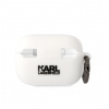 Karl Lagerfeld 3D Logo puzdro AirPods Pro 2, biele KLAP2RUNIKH