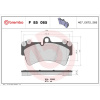 BREMBO Sada brzdových platničiek kotúčovej brzdy BREMBO P 85 065