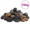 Leštěné oblázky 25 kg mix barev 5–8 cm Vícebarevný 155334
