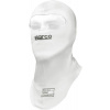 Nehořlavá Sparco RW-4 kukla FIA pod helmu 100% Nomex bílá (kukla pod přilbu fireproof 100% Nomex)