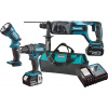 Makita DLX3043 Aku sada DHR241+DHP482+DML185 Li-ion 18V/3,0Ah
