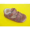 Detské kožené sandálky Froddo Prewalkers G1140003-4 cognac BAREFOOT 913-SK549