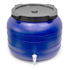 Sud 100L skrutkovacie veko, atest na potraviny, ventil, modrá