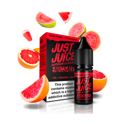 Just Juice Salt Blood Orange, Citrus & Guava objem: 10ml, nikotín/ml: 11mg