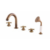 MORAVA RETRO - 5-otvorová vaňová batéria, stará mosadz (bronz) MK362.0PSM, RAV Slezák Farba: Stará mosadz (bronz), Rozmer: 1/2