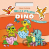 Omaľovánka Nalepuj a vyfarbuj! Dino