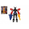 Teddies Transformer bojovník/robot plast 4 barvy na kartě