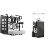 Rocket Espresso Appartamento, black/white + Eureka Mignon Specialita, CR anthracite