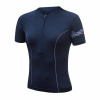 SENSOR COOLMAX ENTRY dámský dres kr.rukáv deep blue - L