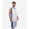KIT POWER INTERLOCK basketbalový set biela-azúrová modrá 3XL