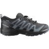 Salomon XA Pro V8 WP J 477293 black/turbulence/quarry dětské nízké nepromokavé boty - 37 EUR