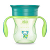 CHICCO Hrnček Perfect 360 s držadlami 200 ml zelený 12m+ 8x12x15 zelená