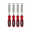 DEDRA Súprava dlát 4 ks: 6, 12, 18, 25 mm, oceľ CrV - 06C045