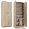 TP Living knižnica OLIV 2D dub sonoma