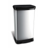 Curver DECOBIN pedal 50 l odpadkový kôš strieborný 02162-582