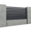 Umakov Hliníkové plotové pole so šikmou jednodutinovou lamelou 20x120, 1,5x2m FG/L1S20x120-1,5x2-R7016