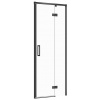Cersanit LARGA Dvere do niky / Dvere pre sprch kút 80x195cm Čierna Číre sk. Pravé S932-123 S932-123