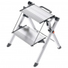 Hailo Dvojstupňový schodík Mini Comfort 45 cm hliník 4310-100 - Srieborná - 110772-189573