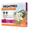 FRONTPRO 11 mg žuvacie tablety pre psy (2 - 4 kg) 3 ks