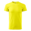 MALFINI Tričko Basic 129, krátký rukáv, pánské MAL-1299613 S Citronová