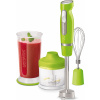SENCOR SHB 4461GR-EUE3 Tyčový mixér, 6 nerezových nožov s titánovým povrchom a funkciou ICE Crash, 1000 W, 700 ml nádoba, 500 ml sekáčik, šľahacia metla