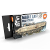 Sada farieb AK Interactive - Middle East War Colors 3G