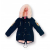 Detská bunda - rok 80 (ZIMNÁ PARKA NAVY 164 KRÍDLA KOŽUŠINA)