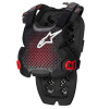 chránič těla A-1 PRO, ALPINESTARS (černá antracit/červená, vel. XL/2XL) M160-487-XL2XL