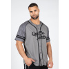 Gorilla Wear Pánske tričko 82 Baseball Jersey - Sivé Farba: Šedá, Veľkosť: M