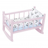 Petitcollin Postieľka ružová (pre bábiku do 40 cm) Petitcollin Postieľka ružová (pre bábiku do 40 cm)
