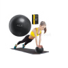 4FIZJO Lopta Softgym, 22 cm (čierna) 1 lopta na cvičenie