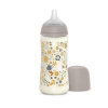 Suavinex Dojčenská fľaša Wonderland 360 ml Fyziol prietok L Liberty krémová