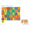 Ramiz 36 Puzzle podložka pre deti 10m+ Odnímateľné čísla písmená + EVA pena + skladacie figúrky