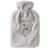 Termofor Orion Termofor guma/polyester glitter SRDCE 1,6 l šedá (8592381183097)