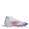 adidas F50 League Firm Ground Football Boots White/Red/Blue 10 (44.7)