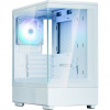 Zalman skříň P10 White / miniT / 1x120mm fan ARGB / USB 3.0 / USB-C / temperované sklo / bílá