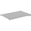 Police Lanberg pro 19 skříní 1000mm Lanberg (1U / 483 x 700 mm, nosnost do 25 kg, 4-bodová montáž) Šedá