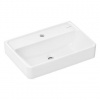 Hansgrohe Xanuia Q - Umývadlo 55x37 cm, bez prepadu, otvor na batériu, SmartClean, biela 61122450
