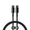 Baseus CATWJ-01 Type-C na Type-C 100W, 1m, černý