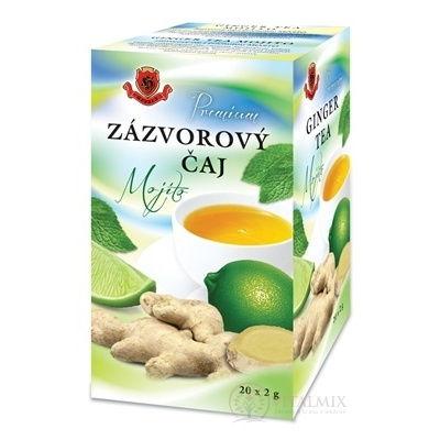 HERBEX Premium ZÁZVOROVÝ ČAJ Mojito bylinný čaj 20x2 g (40 g)