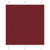 Plisovaná roleta Bordeauxská červená 115x100 cm Šířka látky Červená 4015231