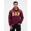 Pánska mikina GAP s kapucňou čierna | tmavočervená XXL GAP 1200148234209