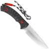 Vega Muela PHANTOM-12W univerzálny nôž 12 cm, čierno-červená, Micarrta, paracord, kožené puzdro