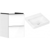Súprava skrinka Hansgrohe Xelu Q 54019700, umývadlo Hansgrohe Xelu Q 61013450