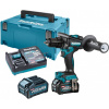 Makita HP001GM201 Aku príklepový skrutkovač Li-ion XGT 2x40V/4,0Ah, Makpac