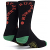 ponožky HUF (JENKEM) THE PORTAL CREW SOCKS Black universal